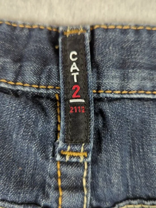 Ariat FR Jeans Mens 34x34 Blue M5 Straight Flame Resistant CAT 2 Workwear - Picture 5 of 11